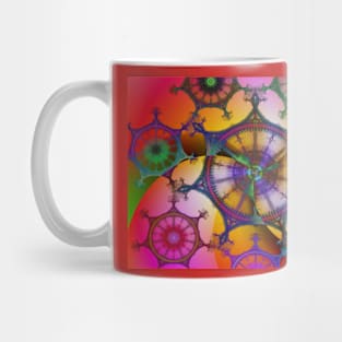 A Clockwork Orange, Pink, Yellow and Green Mug